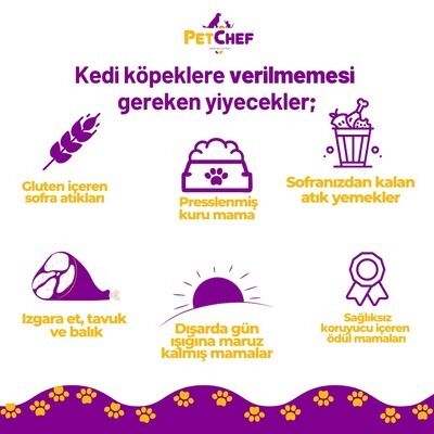 Patili Dostlarımız İçin Zararlı Yiyecekler