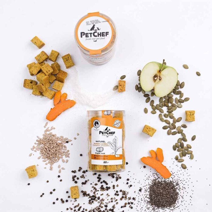 Turmeric Golden Coconut Biscotti - PetChef