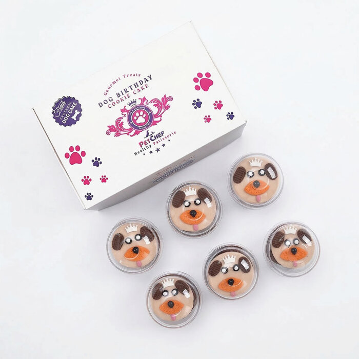 Fresh Gourmet Patisserie Bruee Pup Cake - Gourmet Fine Dining Cat & Dogs Patisserie