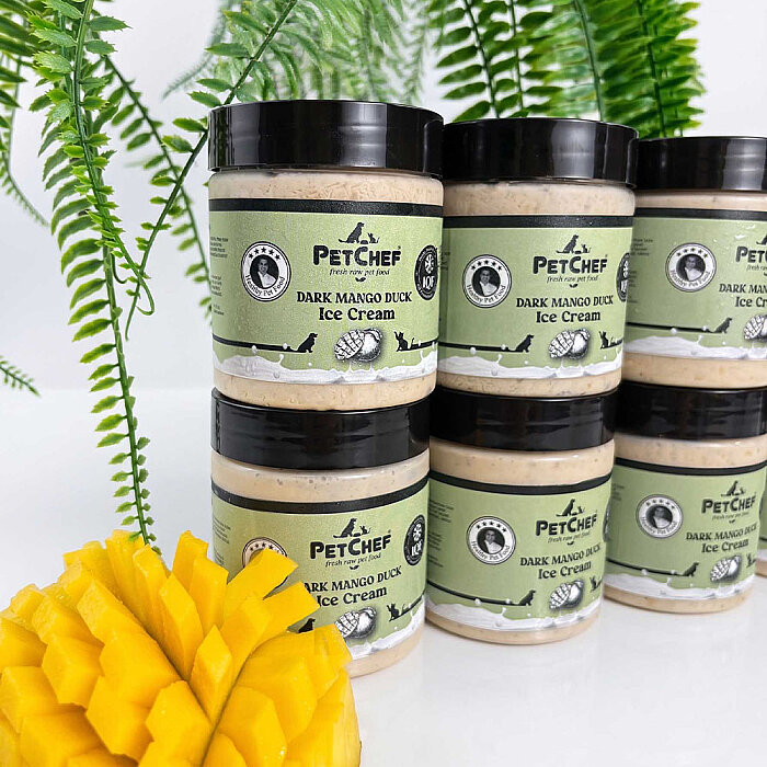 Dark Mango Duck Ice Cream / Dondurma - PetChef Gourmet Ice Cream / Dondurma (1)