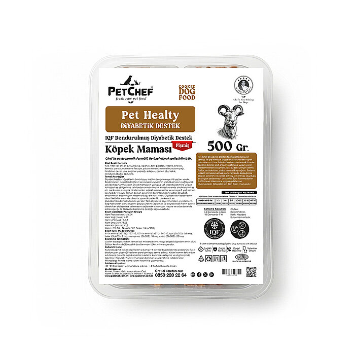 Diyabetik Destek & Glyco Vital Cuisine - Pet Chef Fresh Gourmet Glyco Vital Cuisine