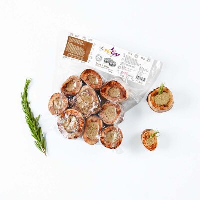 Fresh Gourmet Farce T. Bone Tarif Büyük Irk 1’Paket 1000 Gr - Gourmet Fine Dining Cat & Dogs Series