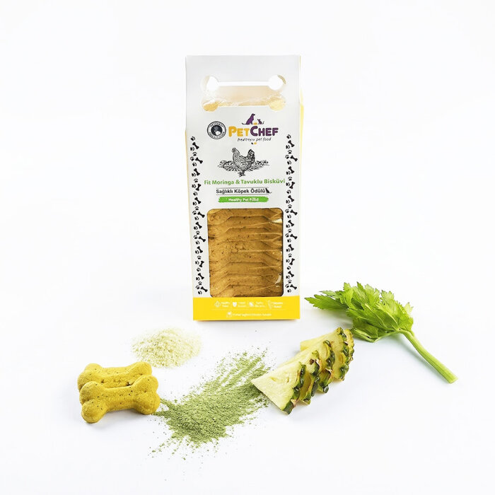 Treat Cookies &Fit Moringa & Tavuklu Kurabiye (230 Gr) - Gourmet Pet Cookies (1)