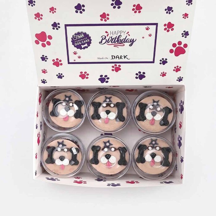 Fresh Gourmet Patisserie Flam Pup Cake - Gourmet Fine Dining Cat & Dogs Patisserie (1)