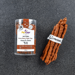 Füme Dana Ciğeri Köpek Ödül Cipsi (100 Gr) - 1