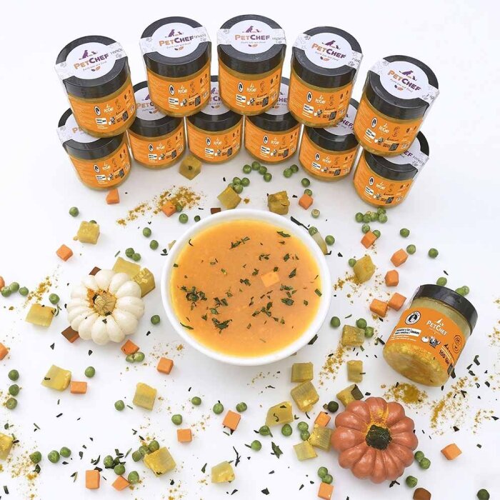 Hindi Etli Balkabaklı Çorba 12'li Set (1800 Gr) - PetChef