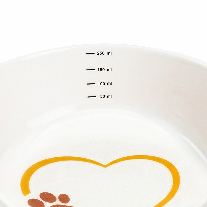 Badem Köpek Porselen Mama Kasesi 14 Cm - 3