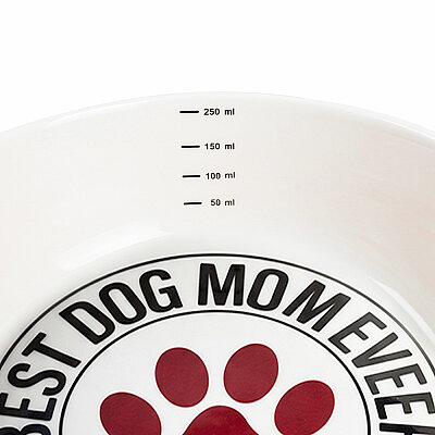 Dark Köpek Porselen Mama Kasesi 14 Cm - 3