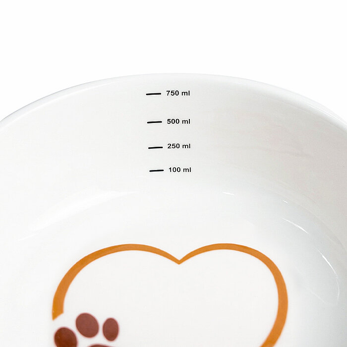 Badem Köpek Porselen Mama Kasesi 17 Cm - 3