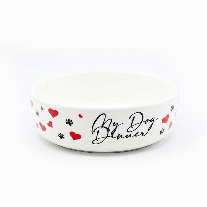 Daisy Köpek Porselen Mama Kasesi 17 Cm - Chef's Fine Dining Plate