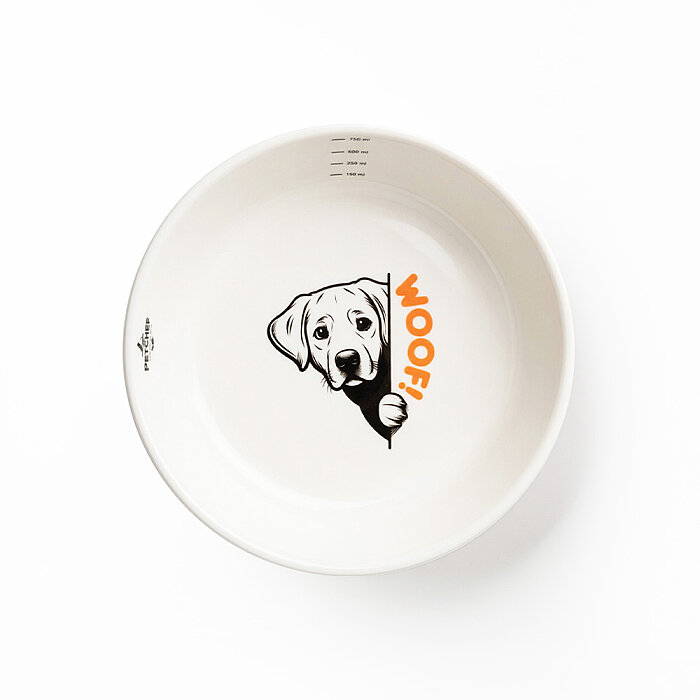 Latte Köpek Porselen Mama Kasesi 17 Cm - 2