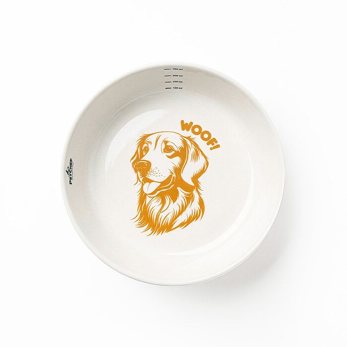 Mocha Köpek Porselen Mama Kasesi 17 Cm - Chef's Fine Dining Plate (1)