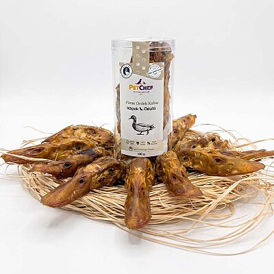 Füme Kurutulmuş Ördek Kafası (160 Gr) - 1