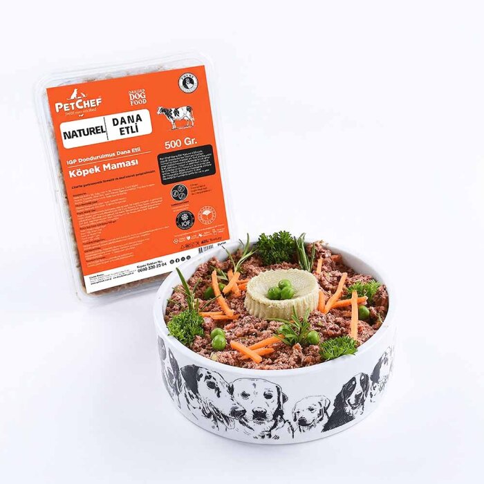 Naturel Barf (Pişmiş) Dana Etli Küçük Irk Köpek Maması - PetChef