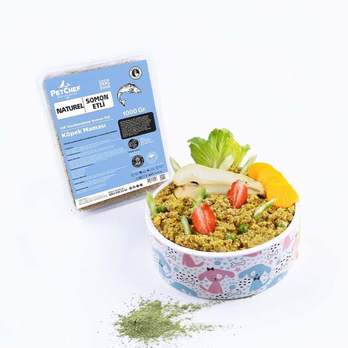 Naturel Barf (Pişmiş) Somon Etli Köpek Maması - PetChef
