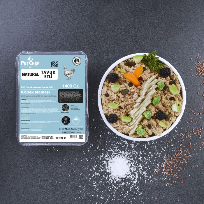 Naturel (Pişmiş) Tavuk Etli Köpek Maması - 2