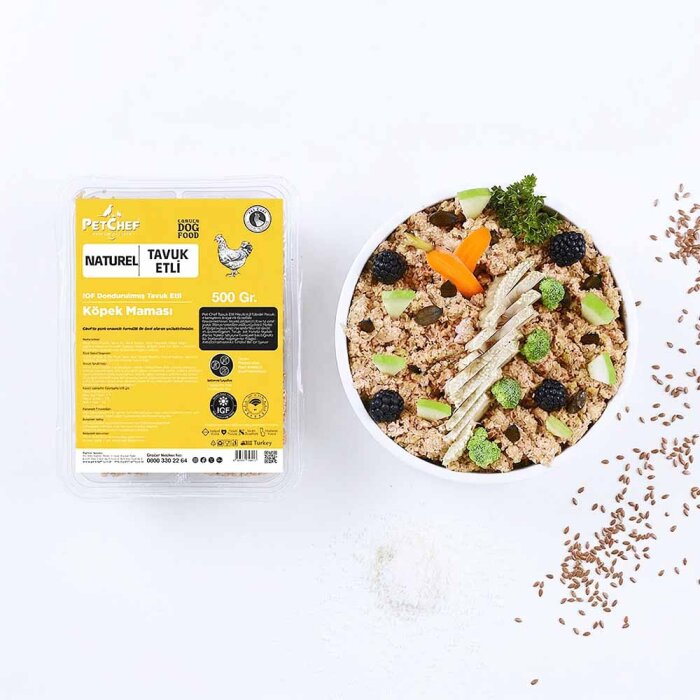 Tavuk Etli, Enginarlı Tarif Küçük Irk Köpek - Chef’s Cooked Menü (1)