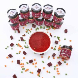 Pöç Etli Pancarlı Çorba 12'li Set (1800 Gr) - PetChef