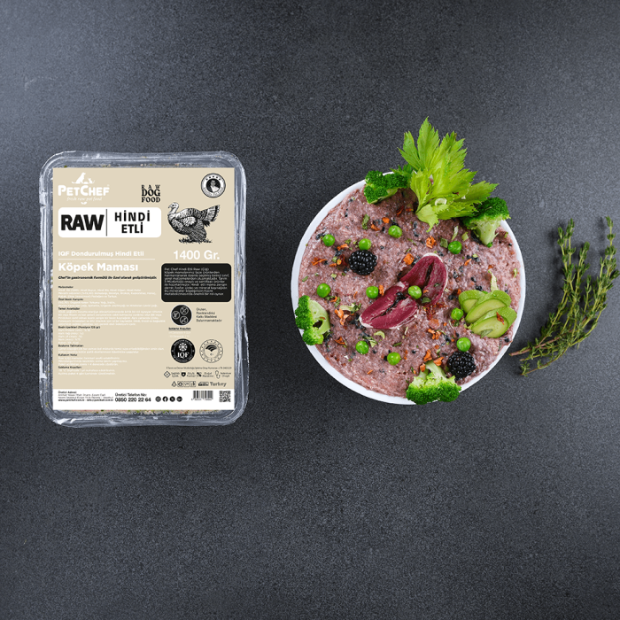 Raw (Çiğ) Hindi Etli Köpek Maması - 2