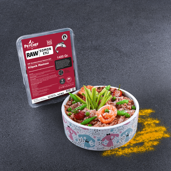 Raw (Çiğ) Somon Etli Köpek Maması - 1