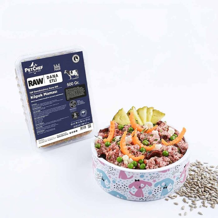 Dana Etli, Enginarlı Tarif Küçük Irk Köpek - Chef’s Raw Barf Menü (1)