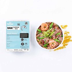 Raw Barf (Çiğ) Somon Etli, Rezeneli Tarif Küçük Irk Köpek - 2