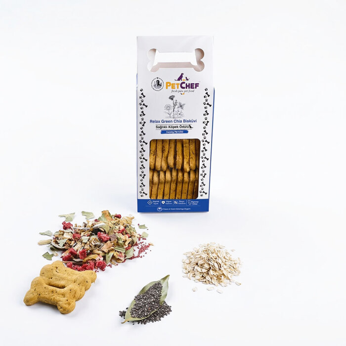 Relax Green Chia Bisküvi (230 Gr) - PetChef (1)