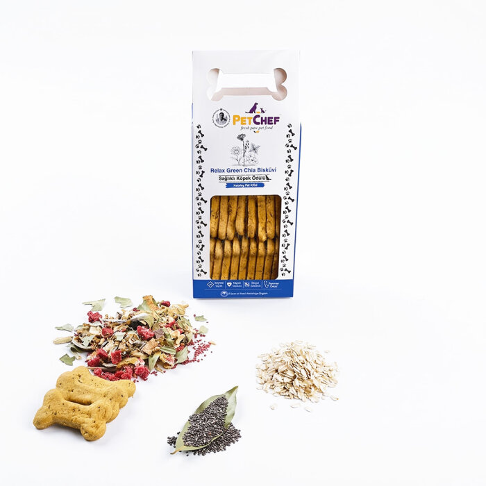 Relax Green Chia Bisküvi (230 Gr) - PetChef (1)