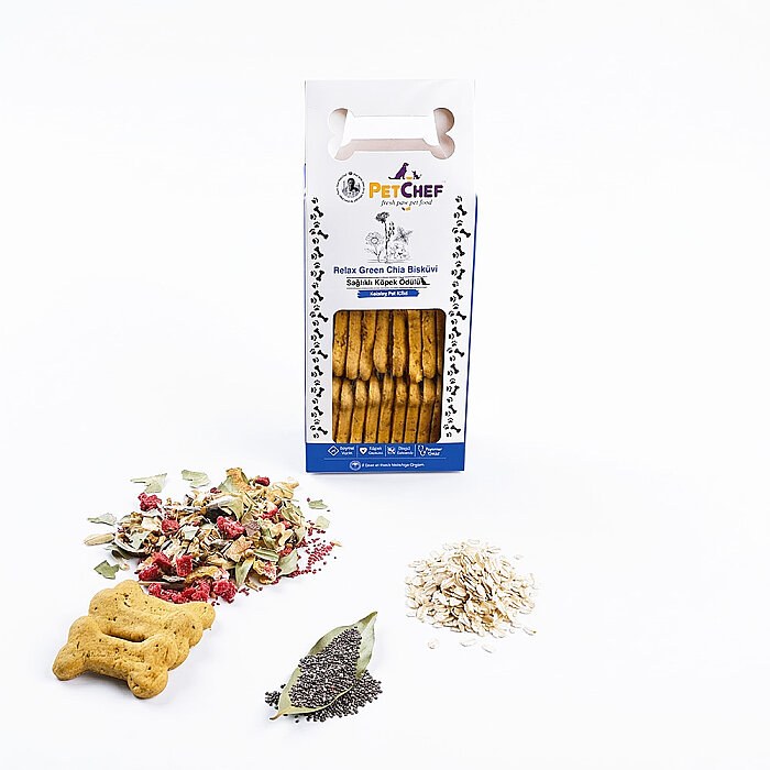Relax Green Chia Bisküvi (230 Gr) - PetChef (1)