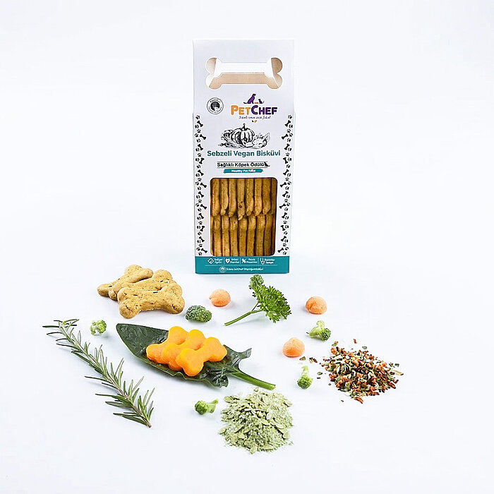 Sebzeli Vegan Bisküvi (230 Gr) - PetChef (1)
