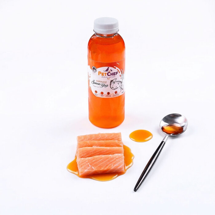 Fresh Gourmet Norveç Somon Yağı 450 ml Soğuk Sıkım - Gourmet Fine Dining Cat & Dogs Series (1)