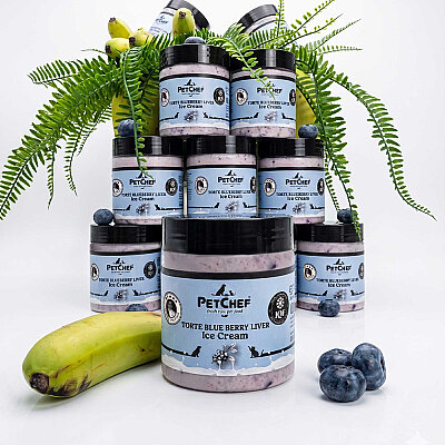 Torte Blue Berry Lıver Ice Cream / Dondurma - 2