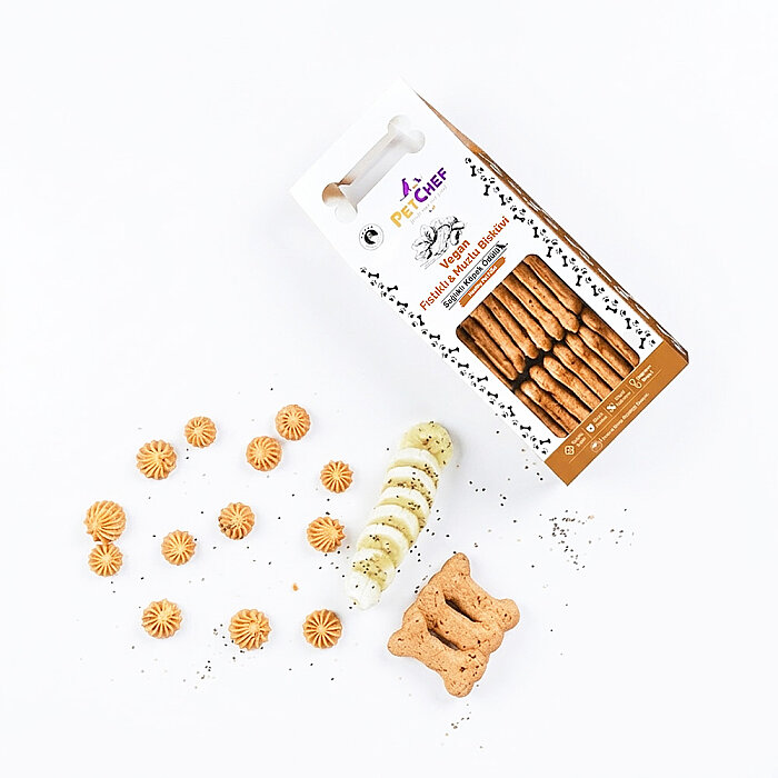 Vegan Yer Fıstığı Ezmesi & Muzlu Bisküvi (230 Gr) - PetChef